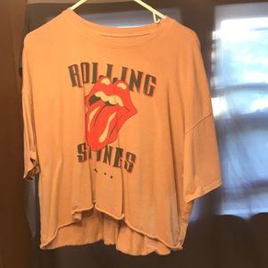 Rolling Stones crop top